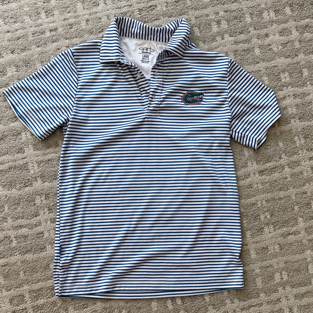 Striped Gators Polo Shirt for Kids